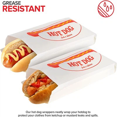 Papel de contenedor de perros calientes